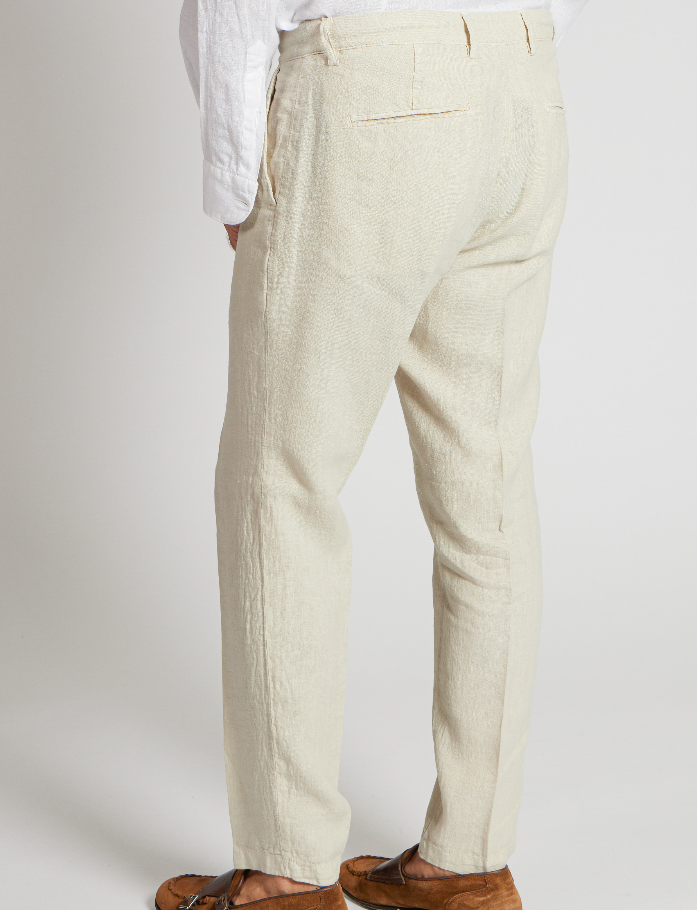 Pantaloni elasticizzati con coulisse blu brillante – Made in Italy