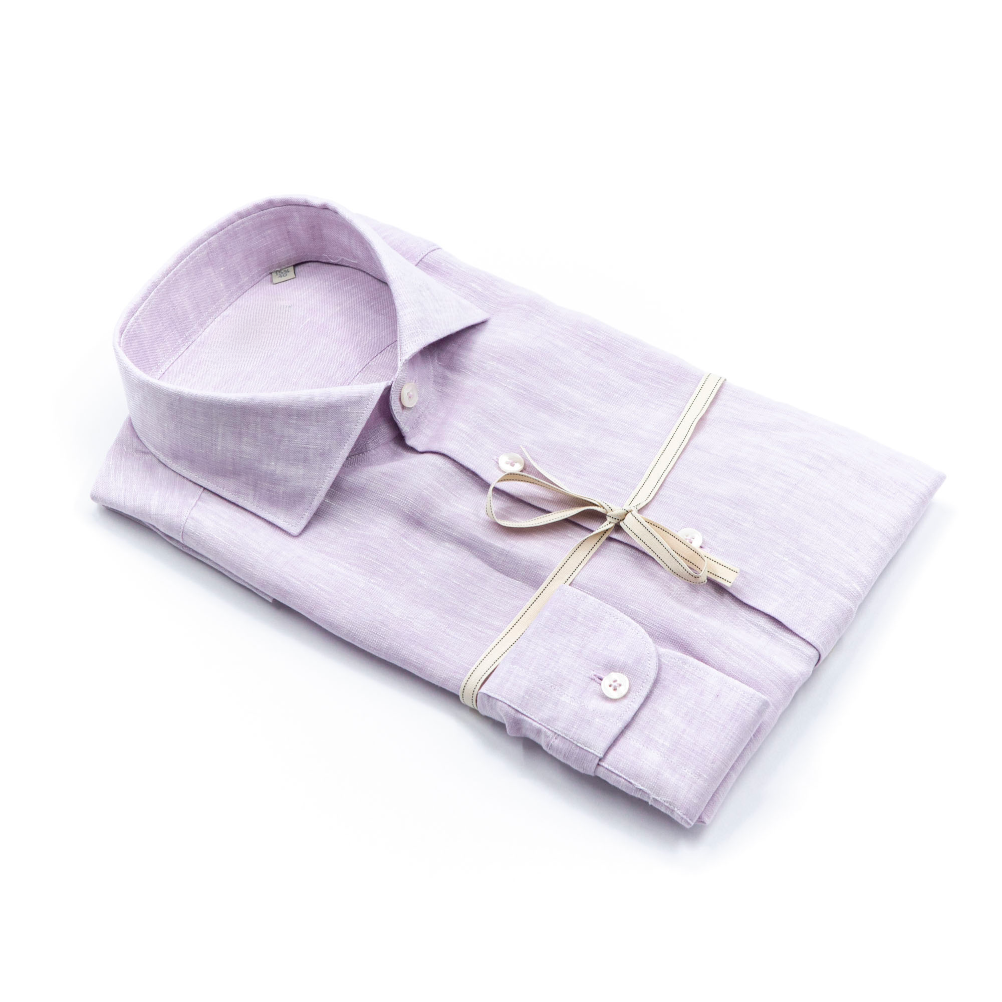 Lilac Linen Shirt – Italian Craftsmanship