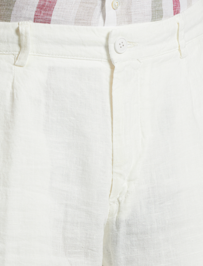 Pantaloni elasticizzati con coulisse blu brillante – Made in Italy