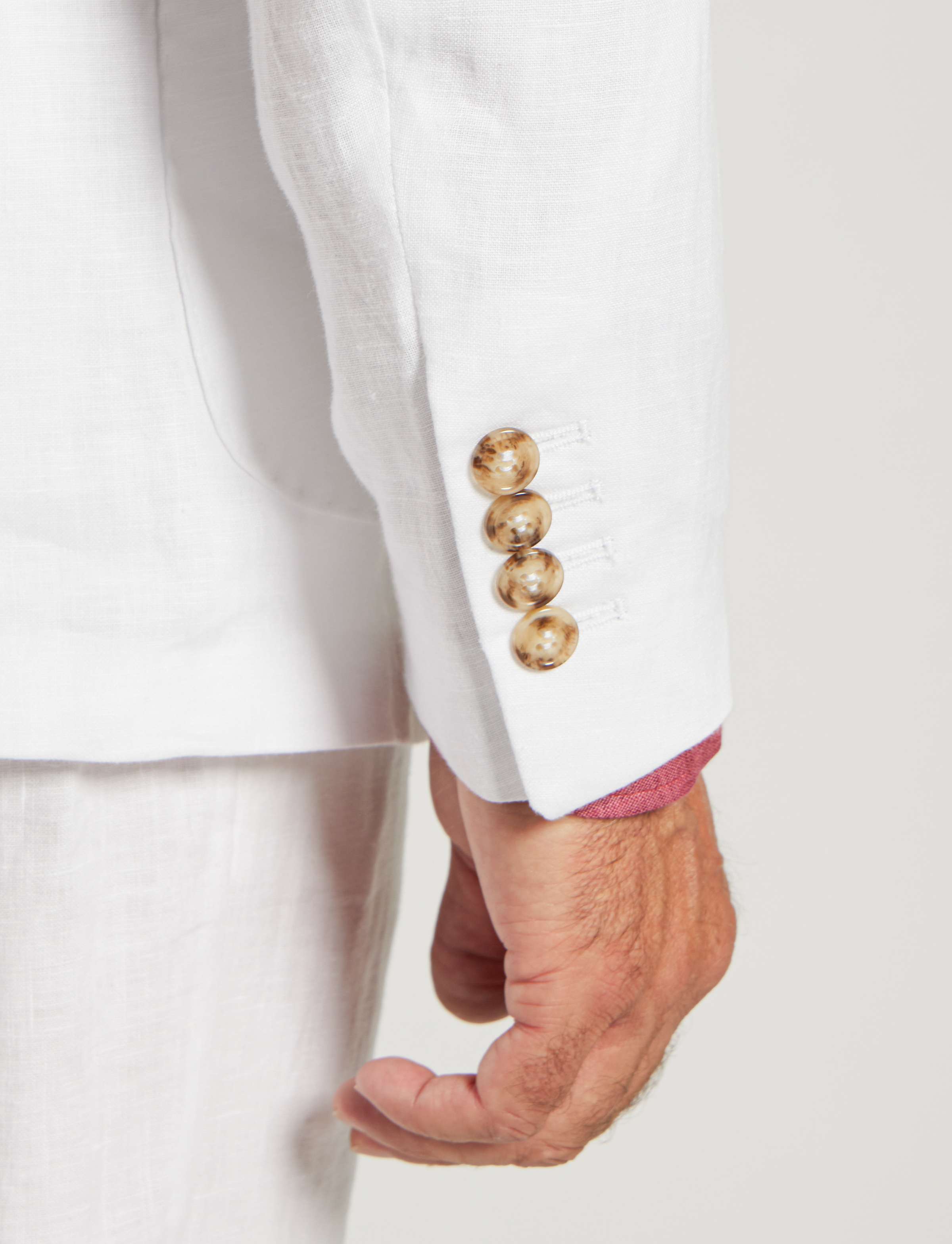 Giacca in lino bianco – Made in Italy
