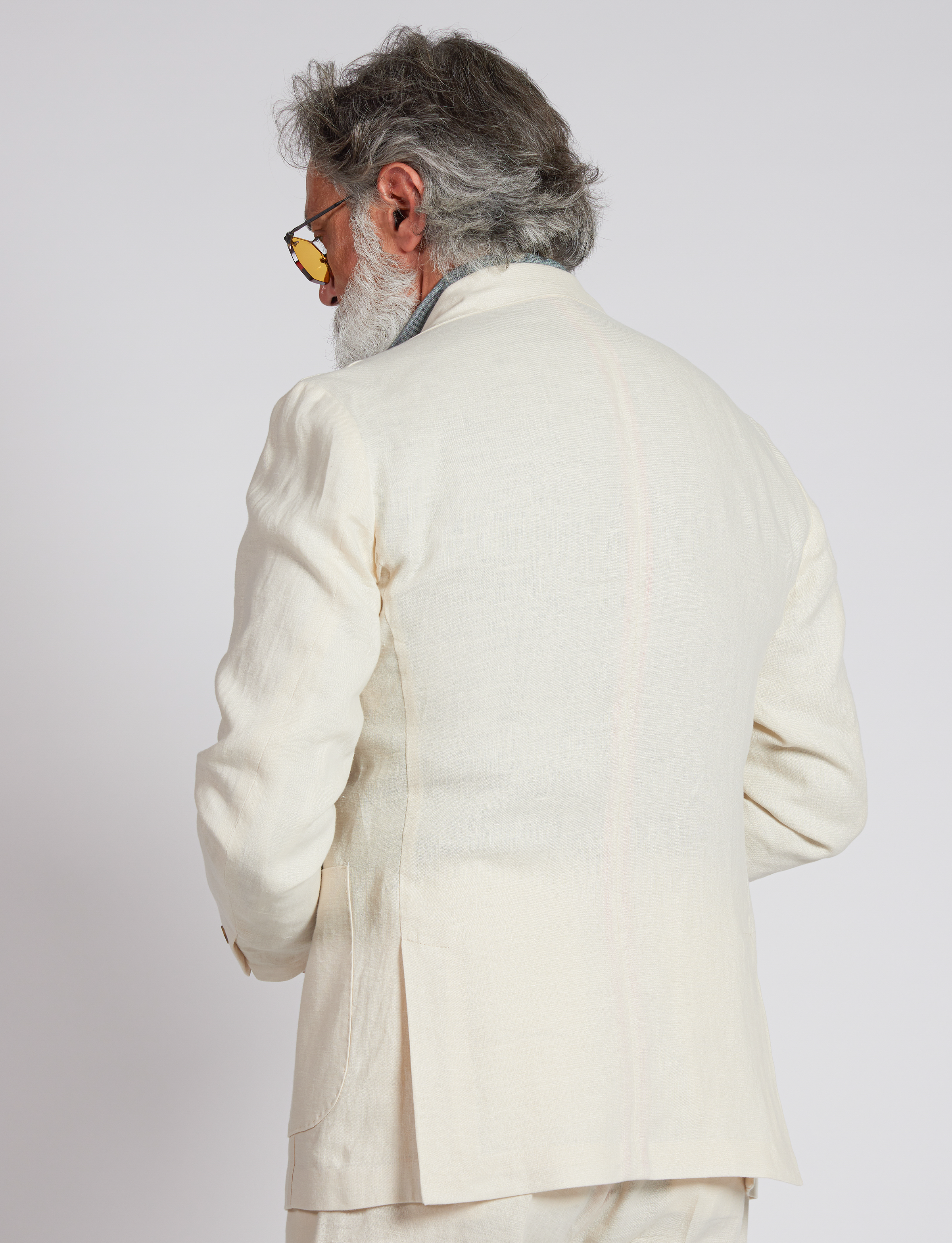 Giacca in lino naturale – Made in Italy