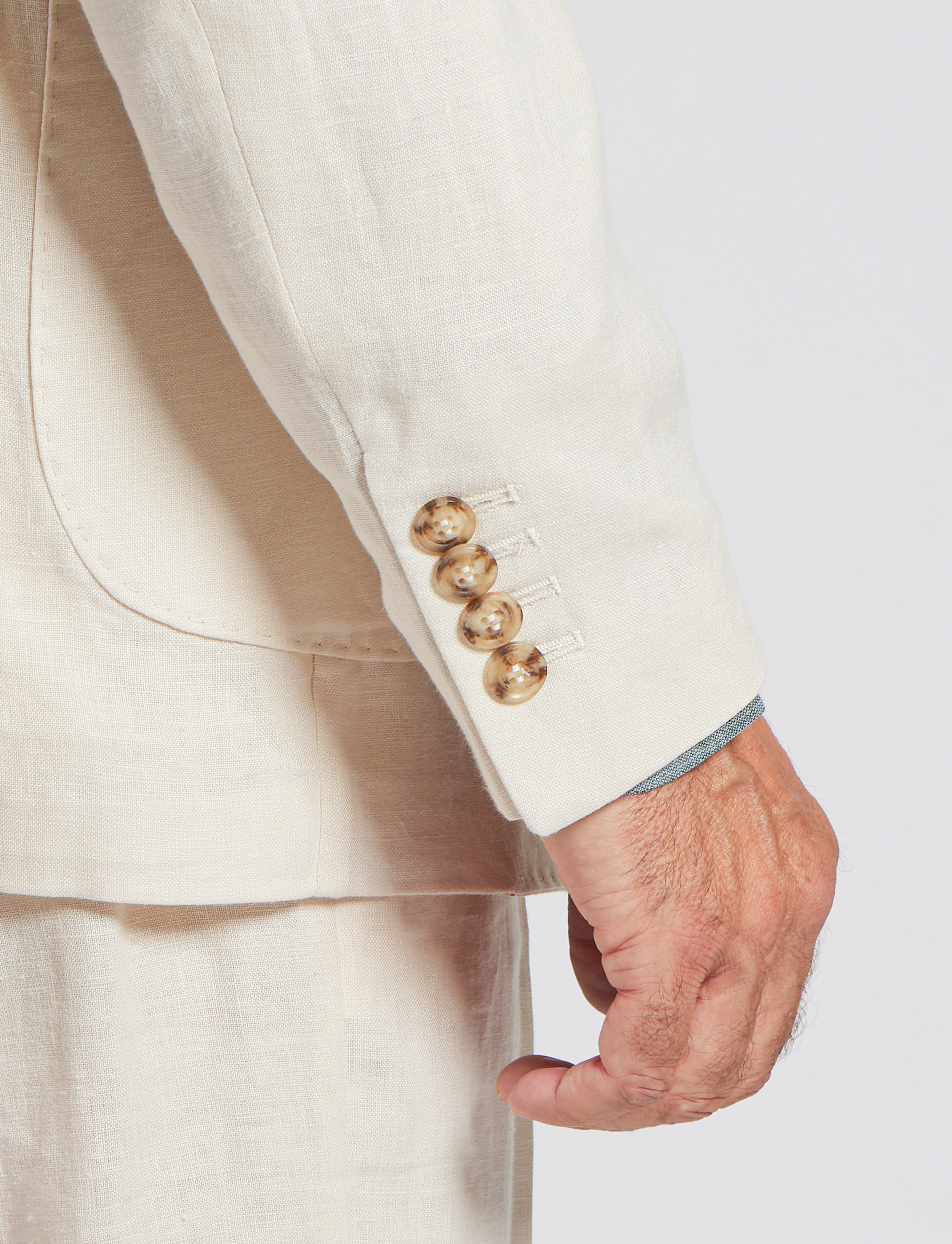 Giacca in lino naturale – Made in Italy