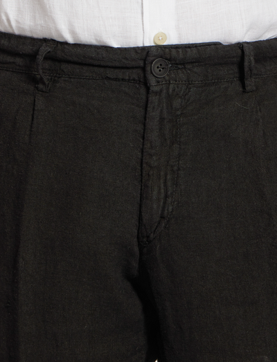 Pantalones elásticos con cordón azul brillante – Hechos en Italia