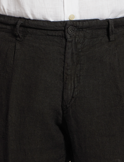 Pantaloni elasticizzati con coulisse blu brillante – Made in Italy